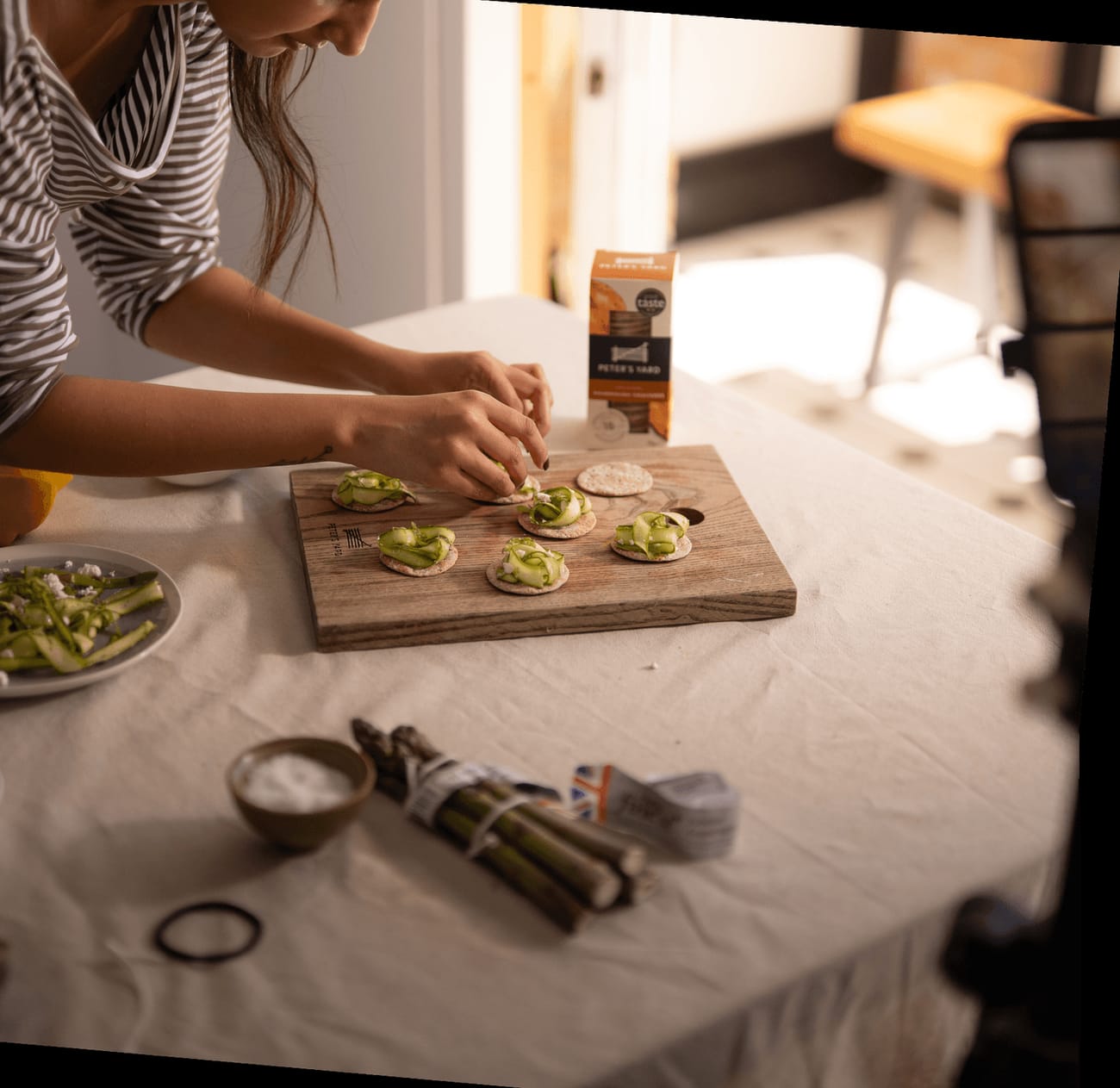 Behind the scenes in The Kitchen studio